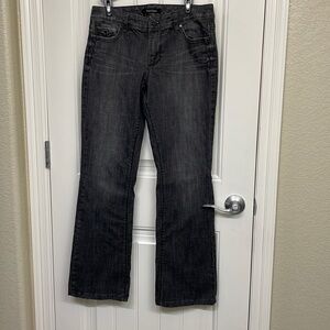 White House Black Market gray/black Jeans size 4R